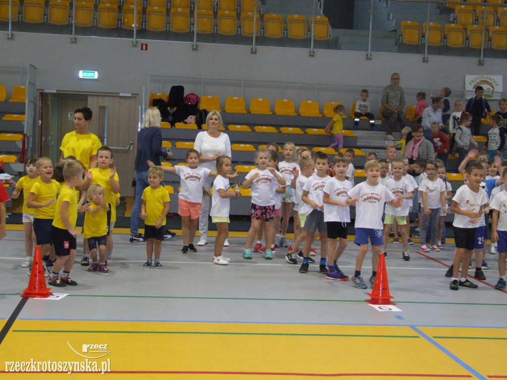 Zawody sportowe przedszkolaków