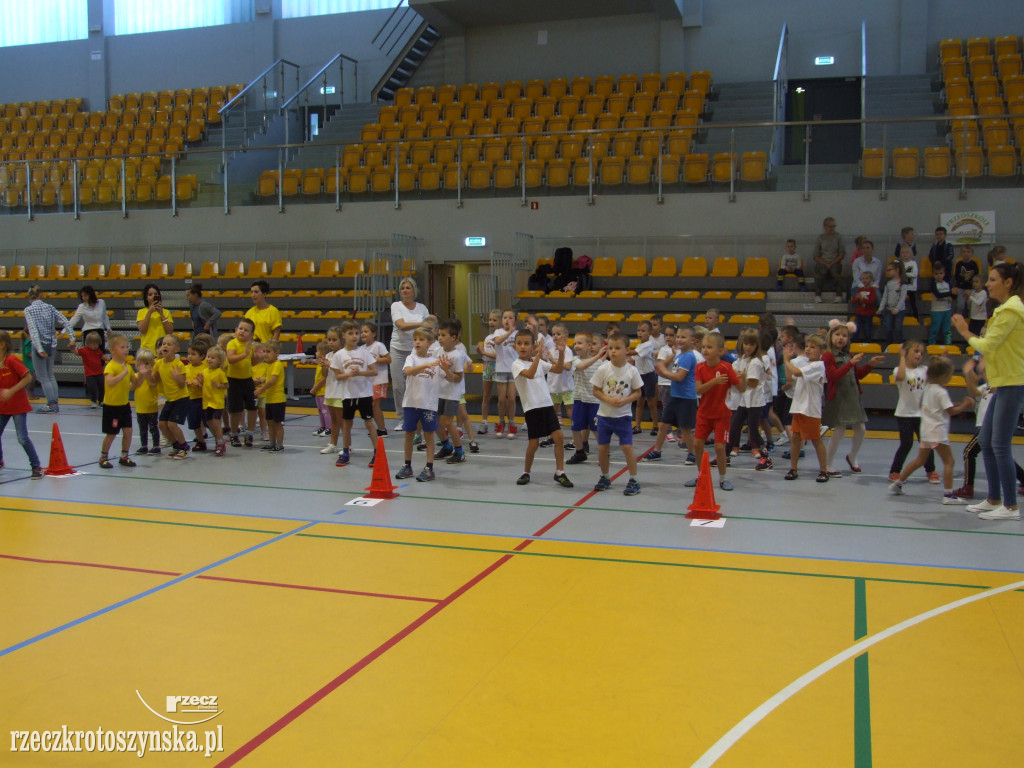 Zawody sportowe przedszkolaków