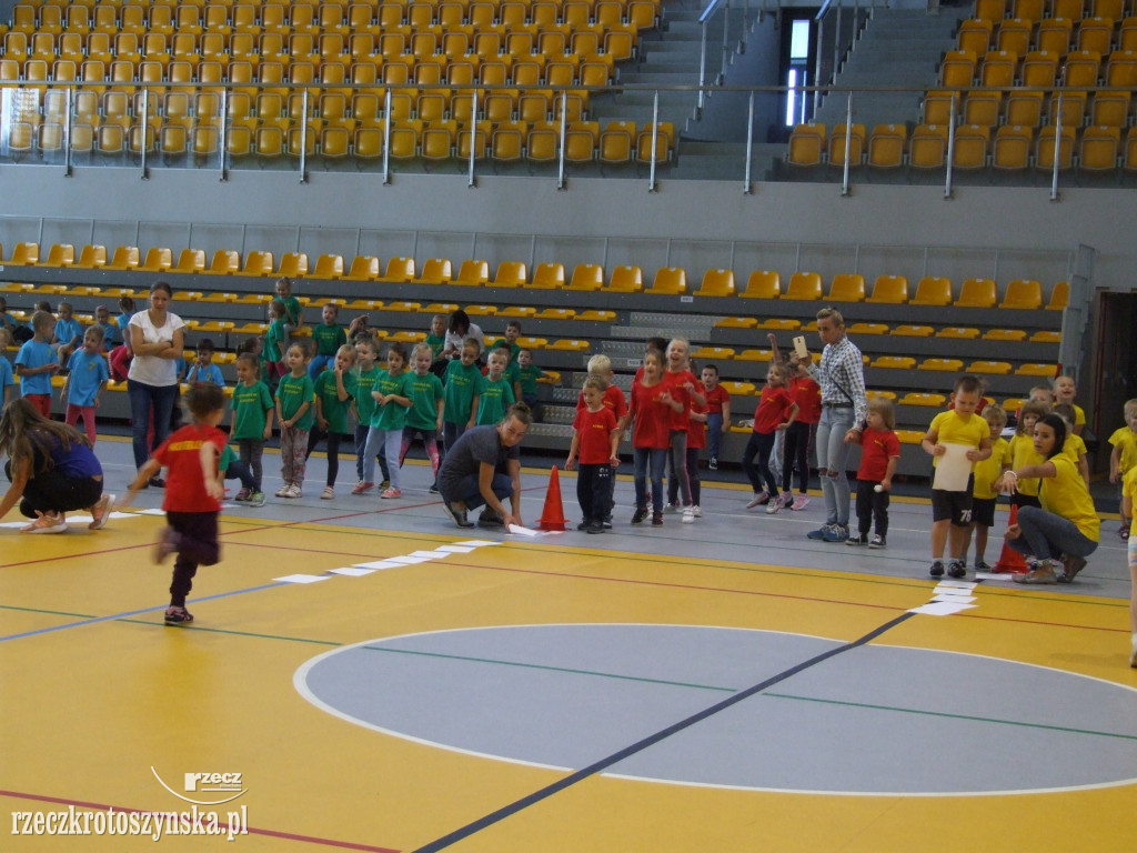 Zawody sportowe przedszkolaków