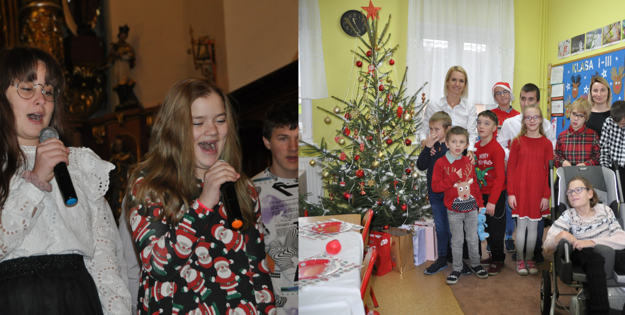 Wigilia w ZSS. Zaśpiewali kolędy i spotkali się w klasach (ZDJĘCIA)