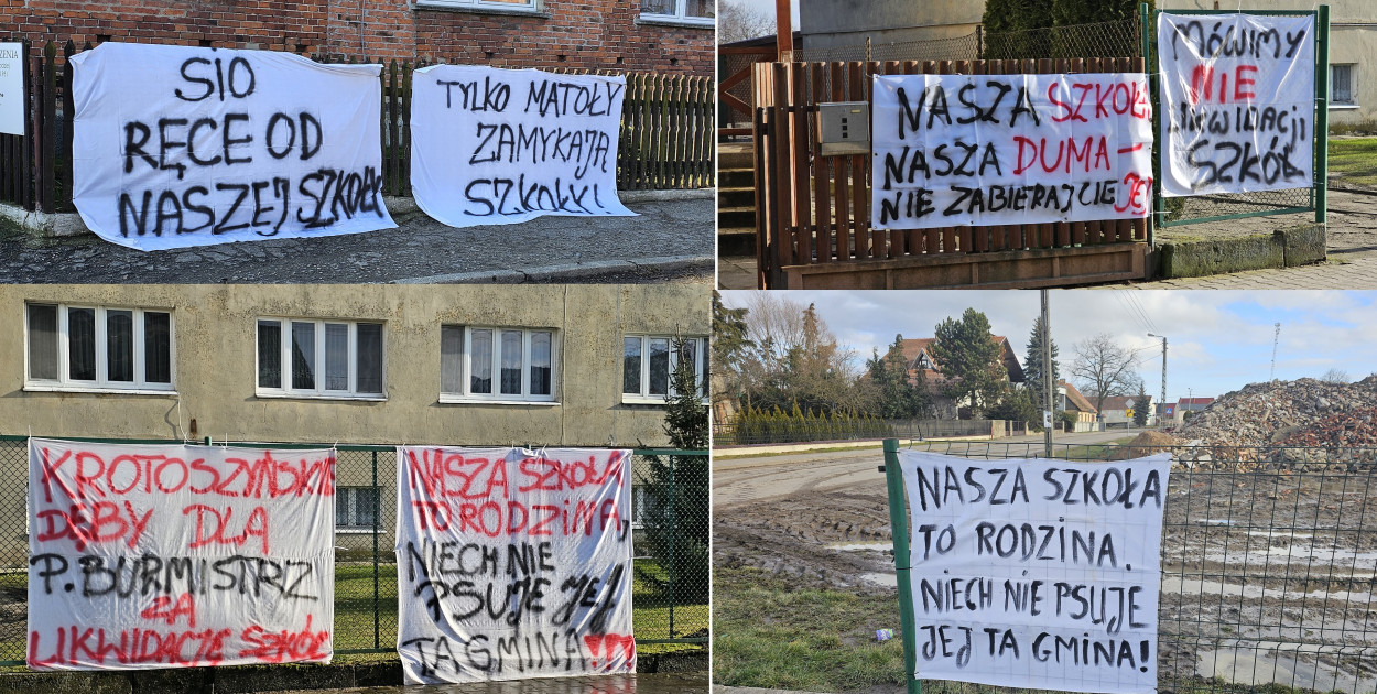 ZMIANY W SZKOŁACH. Gorzupia, Świnków i Roszki protestują