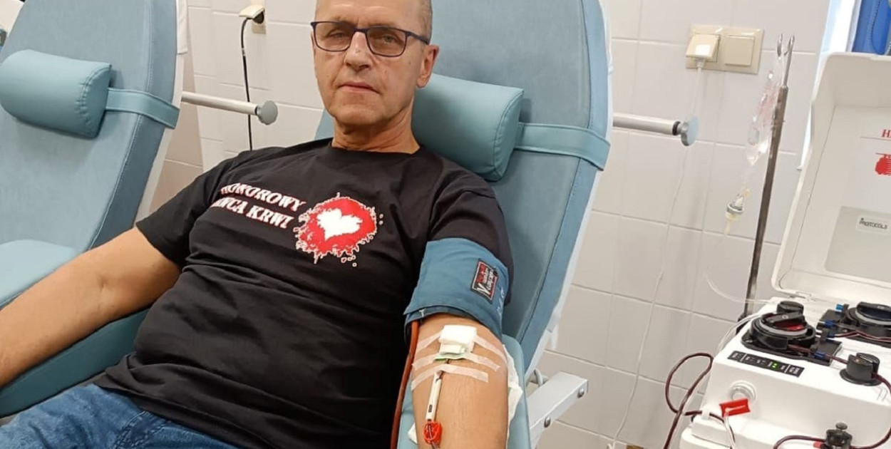 Przez 43 lata regularnie oddawał krew