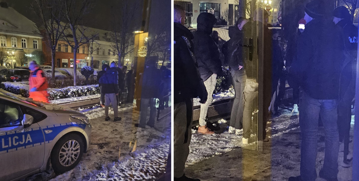 Najpierw przyjechała policja, po chwili - karetka pogotowia