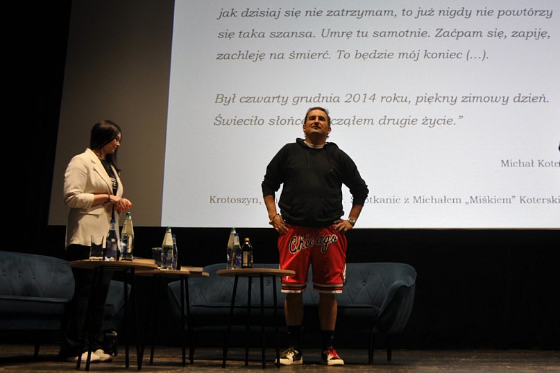 Michał Koterski w Krotoszynie opowiedział o walce z nałogami