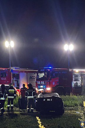 W trakcie jazdy chciał odpalić papierosa-1392