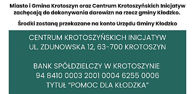 Pomoc dla powodzian. W Krotoszynie uruchomiono specjalne konto-13755