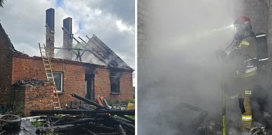 Pożar domu w Chachalni. Ogień strawił dach. Co z mieszkańcami?-16207