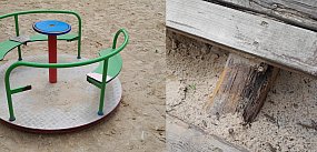 Ten plac zabaw zagraża bezpieczeństwu dzieci