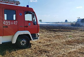 Niedzielny pożar na polu. Rolnik został ranny-17154