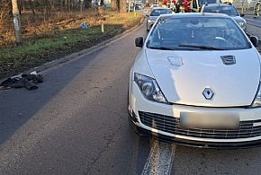 Pieszy wszedł na jezdnię. Został potrącony przez auto-18450