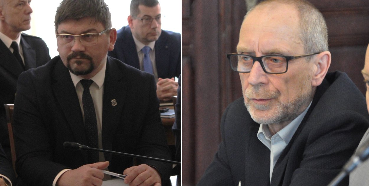 Darian Paszek (PSL) i Sławomir Augustyniak (OPS)